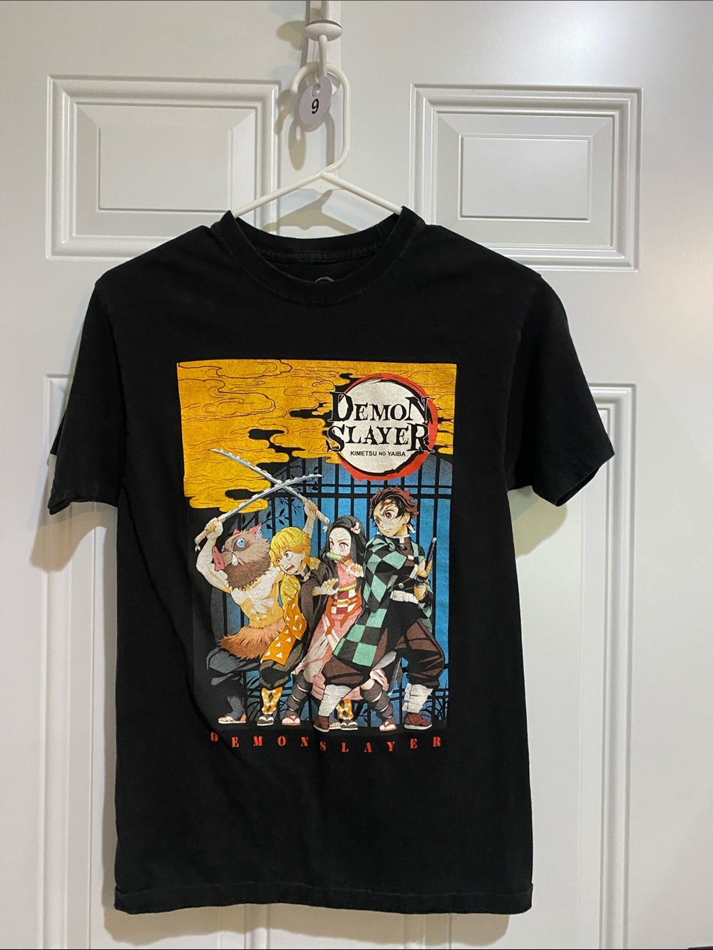 Demon Slayer Graphic Short Sleeve Tee - Black